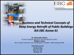 Business and Technical Concepts of Deep Energy Retrofit of Public Buildings