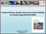 Product Delivery Quality Assurance Process (PDQA) for Deep Energy Retrofit (DER)