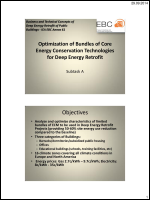 Optimization of Bundles of Core Energy Conservation Technologies for Deep Energy Retrofit
