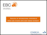 Analysis of International Experiences from Case Studies with Deep Energy Retrofit