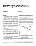 Achieving Deeper Energy Savings in Federal Energy Performance Contracts