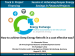 How to achieve Deep Energy Retrofit in a cost effective way?