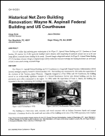 Historic Net Zero Building Renovation: Wayne N. Aspinall Federal Building and US Courthouse