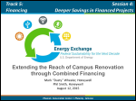 Extending the Reach of Campus Renovation through Combined Financing